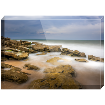 Acrylic Blocks - Dreamy Beach on The Rocks