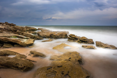 Gallery Canvas Prints -DREAMY BEACH ON THE ROCKS