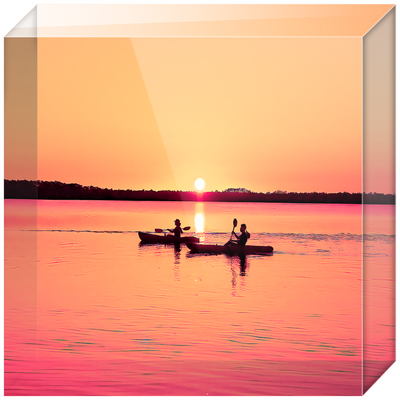 Acrylic Blocks - TOMOKA KAYAK SUNSET