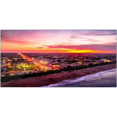 Metal Prints - Brilliant Flagler Beach Drone Shot